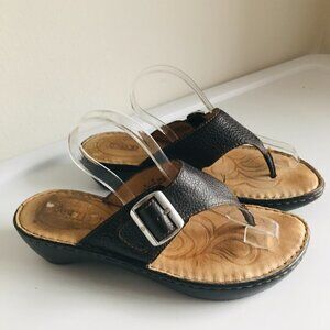 Born Thong Wedge Sandals Women